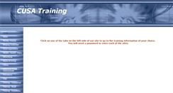Desktop Screenshot of cusatraining.com